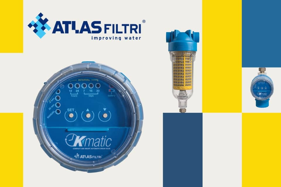 Zautomatyzuj swój filtr Atlas Filtri za pomocą K-Matic dedykowanego dla serii Hydra